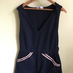 Vintage Sailer Pinafore Dress